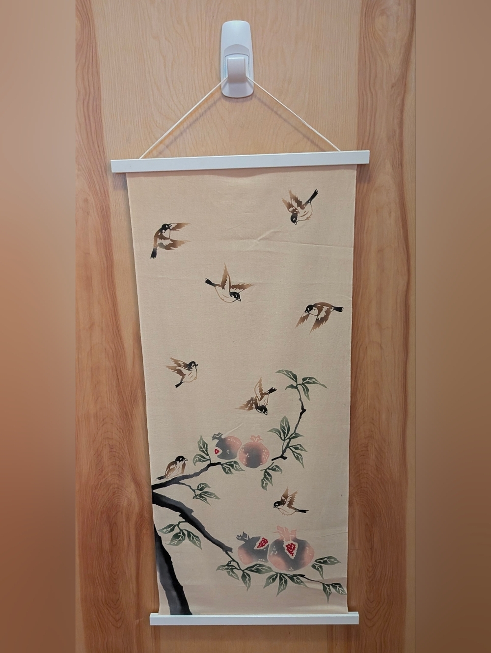 Magnetic Poster/Tapestry Hanging Sticks - White, 16 in